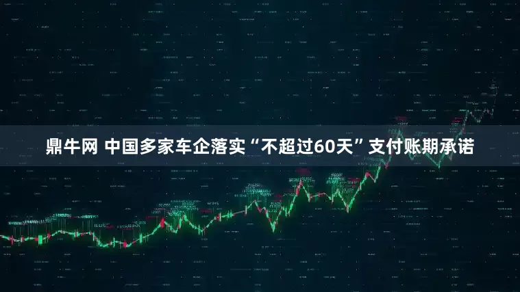 鼎牛网 中国多家车企落实“不超过60天”支付账期承诺