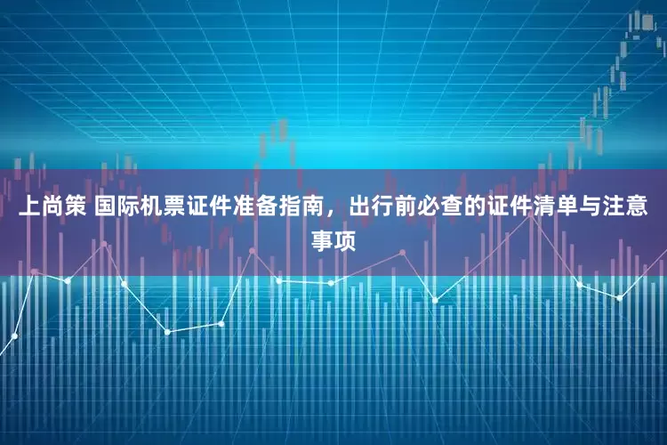 上尚策 国际机票证件准备指南，出行前必查的证件清单与注意事项
